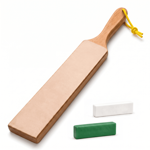 FocusOn Double-Sided Leather Strop Paddle
